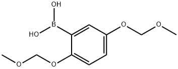 (2,5-二(甲氧基甲氧基)苯基)硼酸 结构式