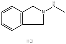 1,3-dihydro-N-methyl-2H-Isoindol-2-amine hydrochloride,78976-51-9,结构式