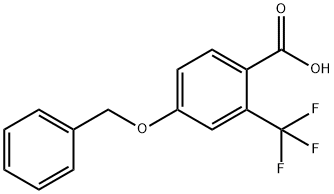 4-Benzyloxy-2-(trifluoromethyl)benzoic acid Structure