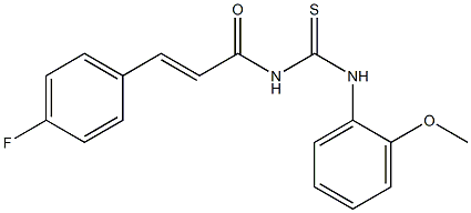 791795-17-0 (E)-3-(4-fluorophenyl)-N-[(2-methoxyphenyl)carbamothioyl]prop-2-enamide