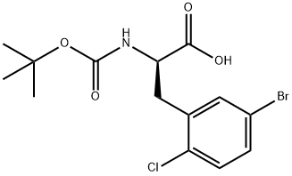 N-Boc-5-Bromo-2-chloro-D-phenylalanine