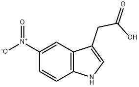 5-Nitroindole-3-acetic Acid Struktur