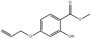 Benzoic acid, 2-hydroxy-4-(2-propenyloxy)-, methyl ester Struktur
