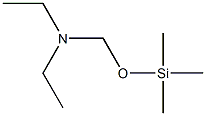 Ethanamine, N-ethyl-N-[[(trimethylsilyl)oxy]methyl]- 结构式