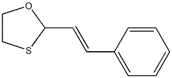 1,3-Oxathiolane, 2-(2-phenylethenyl)- 化学構造式