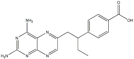 Benzoic acid, 4-[1-[(2,4-diamino-6-pteridinyl)methyl]propyl]-