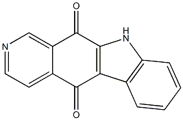 5H-Pyrido[3,4-b]carbazole-5,11(10H)-dione Struktur