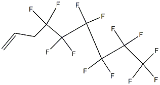 1-Nonene, 4,4,5,5,6,6,7,7,8,8,9,9,9-tridecafluoro- Struktur