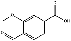 4-甲酰基-3-甲氧基苯甲酸, 80893-99-8, 结构式