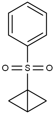 Bicyclo[1.1.0]butane, 1-(phenylsulfonyl)- Structure
