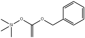Silane, trimethyl[[1-(phenylmethoxy)ethenyl]oxy]- Structure