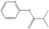 Propanethioic acid, 2-methyl-, S-2-pyridinyl ester Struktur