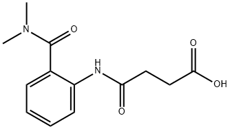 4-[2-(dimethylcarbamoyl)anilino]-4-oxobutanoic acid Structure