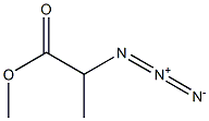 Propanoic acid, 2-azido-, methyl ester 结构式