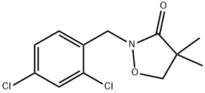 2-(2,4-二氯苄基)-4,4-二甲基异噁唑烷-3-酮, 81777-95-9, 结构式