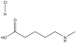 5-(Methylamino)pentanoic acid HCl Struktur