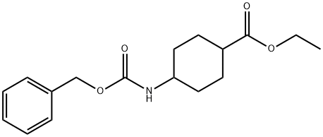 Cyclohexanecarboxylic acid, 4-[[(phenylmethoxy)carbonyl]amino]-, ethylester,820232-35-7,结构式