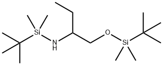1-tert-butyl-N-(1-((tert-butyldimethylsilyl)oxy)butan-2-yl)-1,1-dimethylsilanamine Struktur