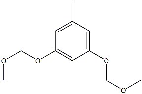 Benzene, 1,3-bis(methoxymethoxy)-5-methyl- Structure