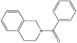 N-苯甲酰基-1,2,4-四氢异喹啉 结构式