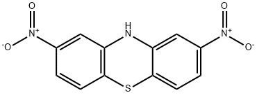 10H-Phenothiazine, 2,8-dinitro- Structure