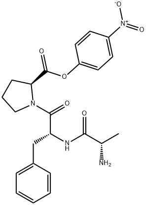 L-Proline, 1-(N-L-alanyl-D-phenylalanyl)-, 4-nitrophenyl ester Struktur