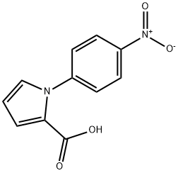 1-(4-硝基苯基)-1H-吡咯-2-羧酸, 82552-86-1, 结构式