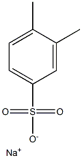 Benzenesulfonic acid, 3,4-dimethyl-, sodium salt Struktur