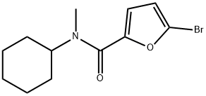 5-bromo-N-cyclohexyl-N-methylfuran-2-carboxamide Structure
