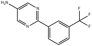 5-Pyrimidinamine, 2-[3-(trifluoromethyl)phenyl]-|