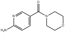 5-(モルホリン-4-カルボニル)ピリジン-2-アミン 化学構造式
