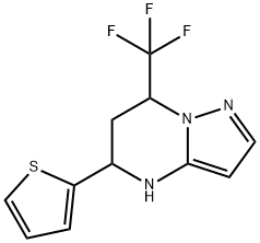827588-71-6 5-thien-2-yl-7-(trifluoromethyl)-4,5,6,7-tetrahydropyrazolo[1,5-a]pyrimidine