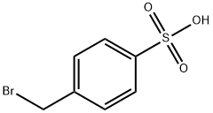 4-(bromomethyl)benzenesulfonic acid Structure