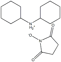 N-HYDROXYSUCCINIMIDE DICYCLOHEXYLAMINE SALT Struktur