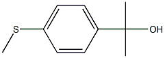 2-(4-methylsulfanylphenyl)propan-2-ol Structure