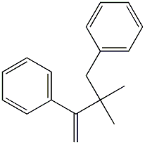 Benzene, 1,1'-(2,2-dimethyl-1-methylene-1,3-propanediyl)bis- Struktur