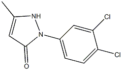 2-(3,4-dichlorophenyl)-5-methyl-1H-pyrazol-3-one 结构式