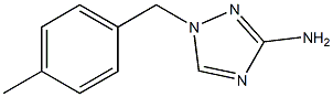 1-[(4-甲基苯基)甲基]-1H-1,2,4-三唑-3-胺 结构式