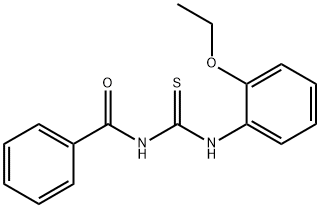 N-{[(2-ethoxyphenyl)amino]carbonothioyl}benzamide Struktur