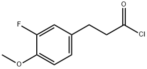 3-(3-fluoro-4-methoxyphenyl)propanoyl chloride