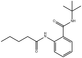 N-tert-butyl-2-(pentanoylamino)benzamide Structure