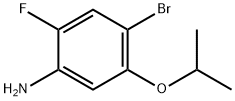4-bromo-2-fluoro-5-isopropoxyaniline,84478-40-0,结构式