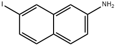 7-碘萘-2-胺 结构式