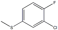 2-chloro-1-fluoro-4-methylsulfanylbenzene 结构式
