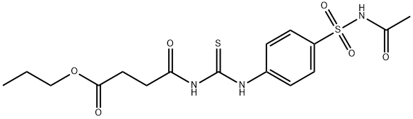 847476-23-7 propyl 4-{[({4-[(acetylamino)sulfonyl]phenyl}amino)carbonothioyl]amino}-4-oxobutanoate