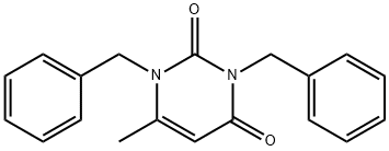 1,3-dibenzyl-6-methylpyrimidine-2,4(1H,3H)-dione Structure