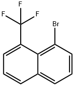 1-bromo-8-(trifluoromethyl)naphthalene Structure