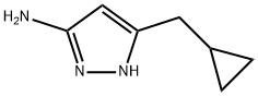 5-(CYCLOPROPYLMETHYL)-1H-PYRAZOL-3-AMINE Structure