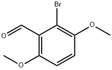 Benzaldehyde, 2-bromo-3,6-dimethoxy- Structure