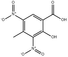 2-hydroxy-4-methyl-3,5-dinitrobenzoic acid,854452-52-1,结构式